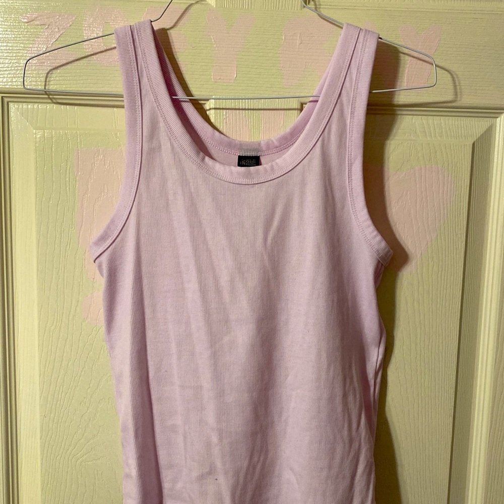 Pastel purple tank top
